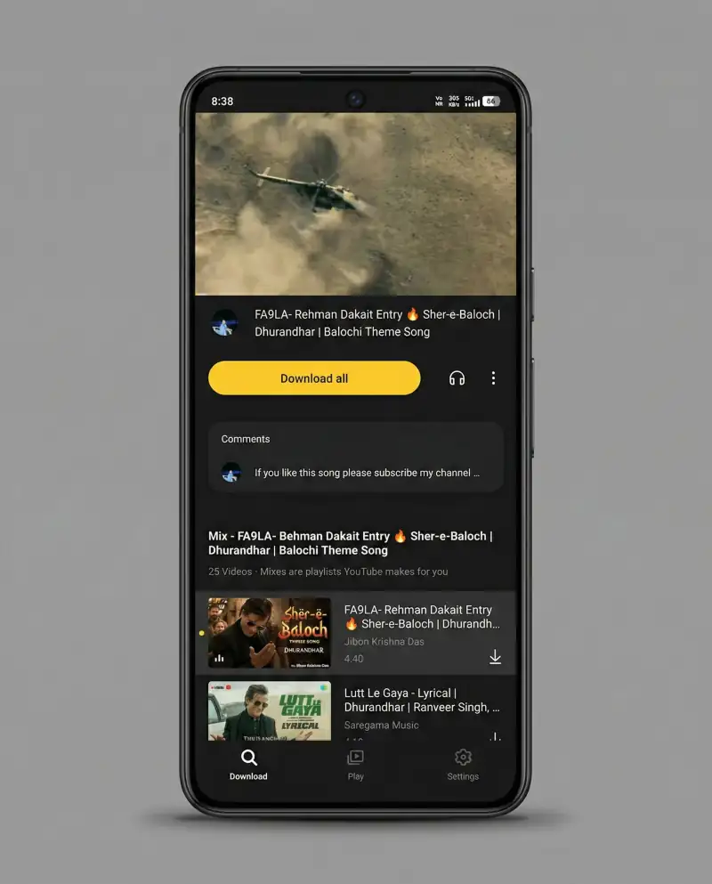 Playing YouTube without Ads on Snaptube MOD APK